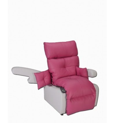 Fauteuil releveur Cocoon 2 moteurs - design 2ème génération framboise