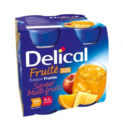 Delical boisson fruitée 4x200 ml