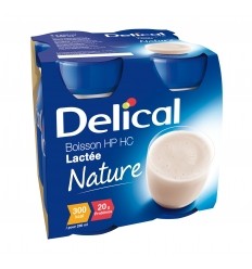 Boisson lactée protéinée Delical HP/HC 4x200 ml