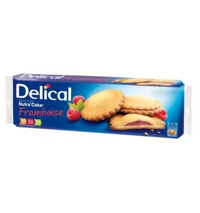 Biscuits protéinés Delical Nutra'cake 405g framboise