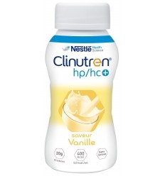 Pack de 4 boissons hyperprotéinées Clinutren HP/HC+ vanille