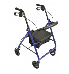 Déambulateur 4 roues léger et pliable Alubest Herdegen