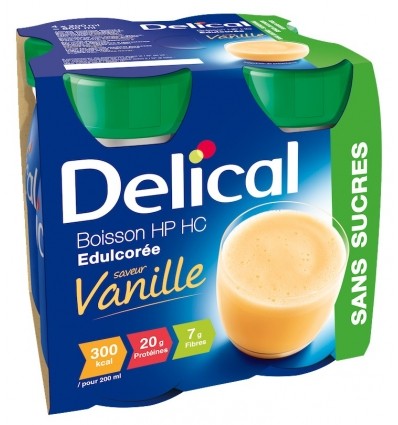 Boisson HP HC Délical sans sucres 4x200 ml