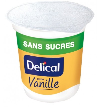 Crème dessert sans sucre Delical vanille