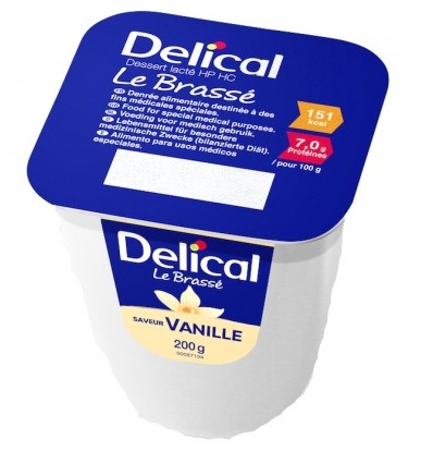 Dessert Le Brassé HP HC Delical 4x200g vanille