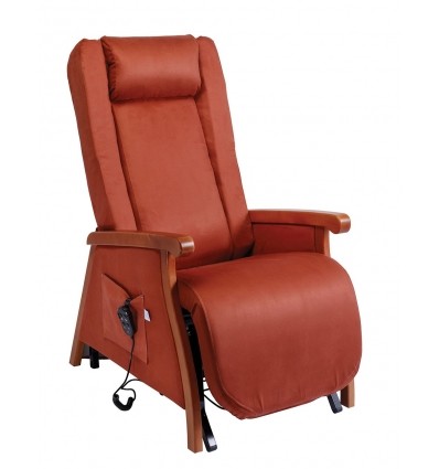 Fauteuil releveur électrique 2 moteurs Scotty terracotta herdegen
