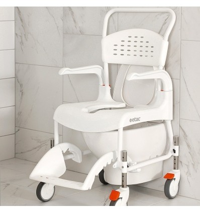 Chaise de douche ETAC Clean à hauteur réglable blanche