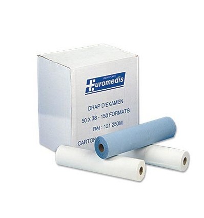 Draps d'examen plastifié / ouaté / micro-gaufré