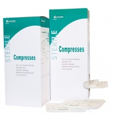 Compresses non tissées stériles 4 plis