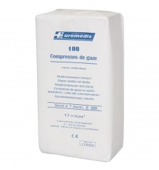 Compresse de gaze non stérile x100