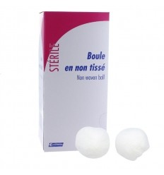 Boîte de 80 boules de gaze stériles non tissées