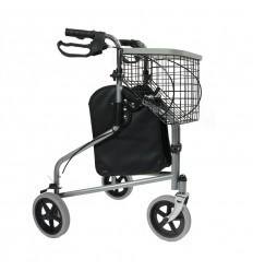 Rollator 3 roues avec panier MADRID