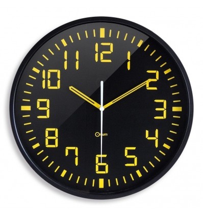 Horloge silencieuse contraste Ø30 cm
