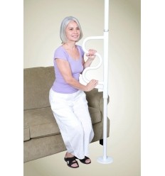 Barre d'appui verticale sol plafond amovible Curve