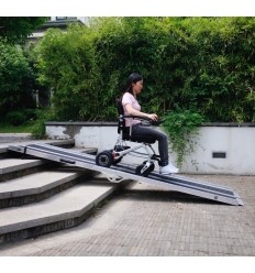 Rampe d'accès PMR pliable Ergo Easy pour fauteuil roulant