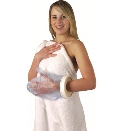 Protection pour plâtre ou pansement étanche pour main adulte
