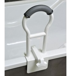 Barre d'accès au bain Securit blanc/noir