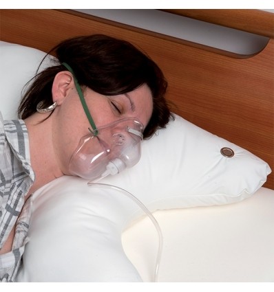 Oreiller ergonomique BPCO pour patient ventilé
