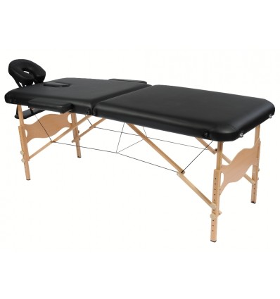 Table de massage pliante Kinbasic coloris noire
