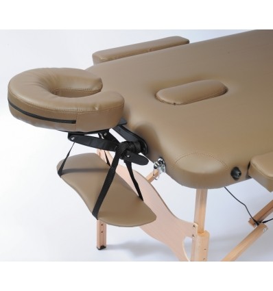 Table de massage pliante Kinbasic coloris marron