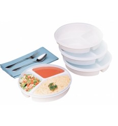 Assiette à compartiment