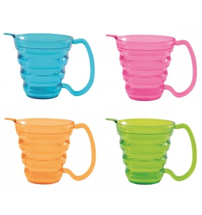 Pack color 20 tasses avec couvercles Ergo