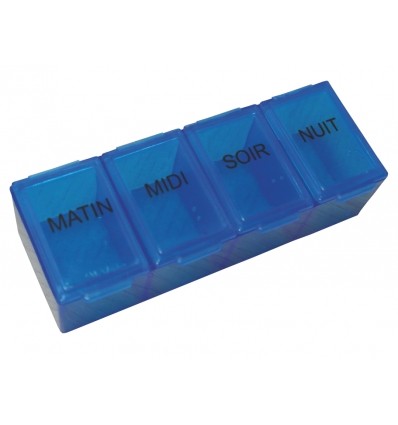 Pilulier journalier pour médicament facile à ouvrir