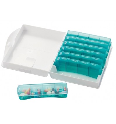 Pilulier semainier géant et boîte à médicaments 7.4 Pilbox