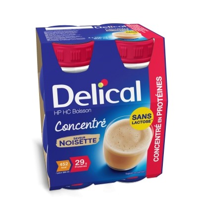 Boisson protéinée concentrée sans lactose Delical HP HC
