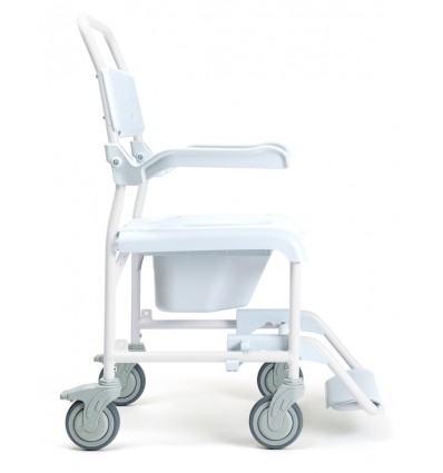 Chaise percée de douche roulante Pluo Vermeiren