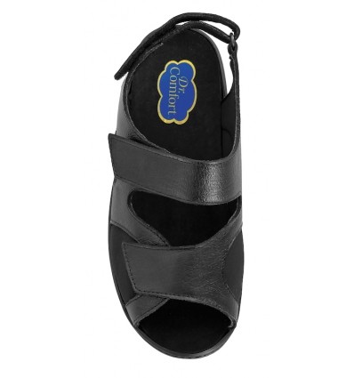 Chaussures femmes docteur comfort Chut Lea noir