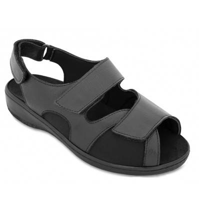 Chaussures femmes docteur comfort Chut Lea noir