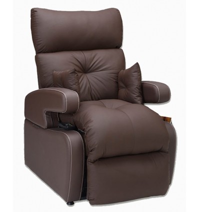 Fauteuil releveur Cocoon XXL - design 2ème génération chocolat