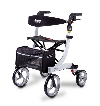Déambulateur 4 roues pliable Nitro blanc Drive Devilbiss