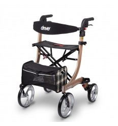 Déambulateur 4 roues pliable Nitro champagne Drive Devilbiss