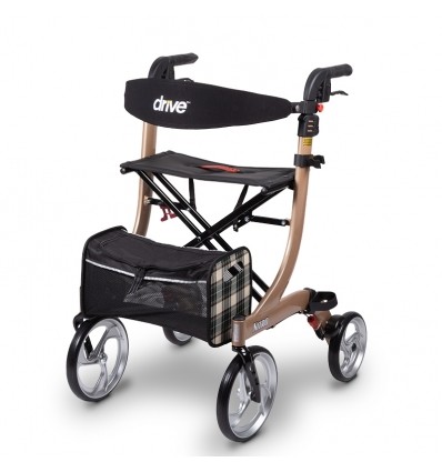 Déambulateur 4 roues pliable Nitro champagne Drive Devilbiss