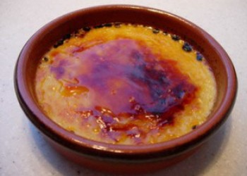 Crème brûlée à la vanille